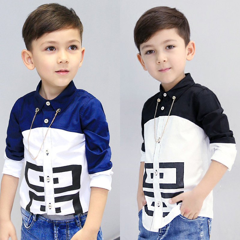 Chemise garcon à manche longue - Ref 2074558 Image 1