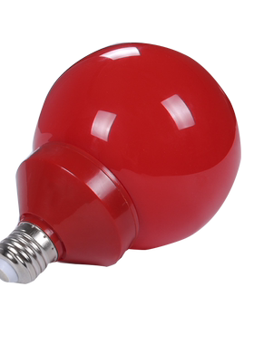 新款家用LED红色大龙珠泡七彩变光炫彩灯笼球泡E27螺口节日彩色灯