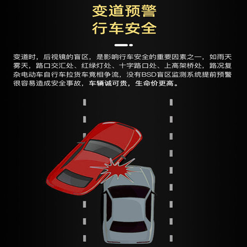 汽车BSD盲区监测并线辅助
