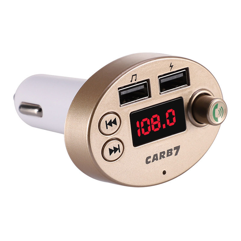 CAR 车载mp3蓝牙播放器 插卡u盘fm 蓝牙免提通话 usb车充MP3 x7