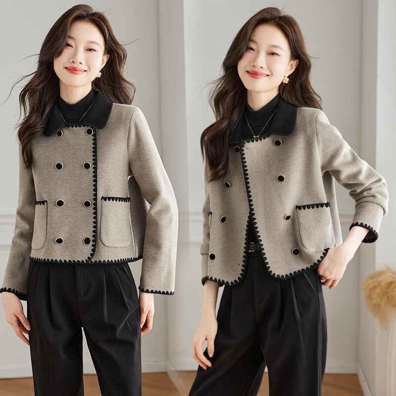 女装/女士精品毛呢外套2025年冬季粘胶纤维(粘纤)15% 聚酯纤维85%