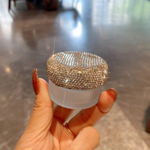 轻奢镶钻面霜分装瓶便携旅行化妆品分装盒高颜值创意2026新款