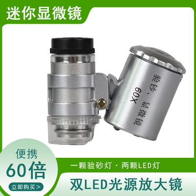 Datyson手持式袖珍显微镜带灯