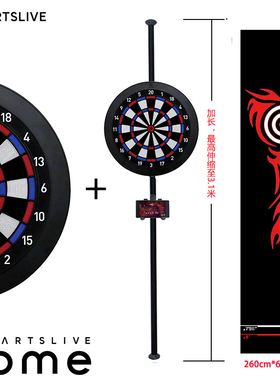 Dartslive home比赛蓝牙电子软式飞镖靶 D3动画 语音联网对战镖机