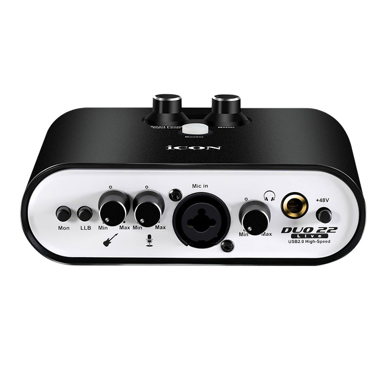 艾肯icon duo22外置声卡套餐主播直播专用台式电脑手机录音k歌