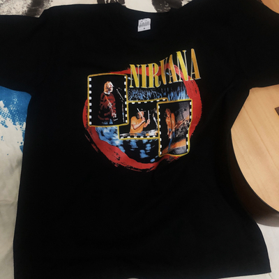 涅槃华盛顿现场挺哏儿商店T恤