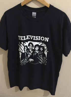 挺哏儿商店T恤CBGB Television  Marquee Moon TALKINGHEADS 乐队