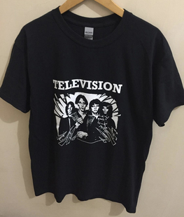 挺哏儿商店T恤CBGB Television  Marquee Moon TALKINGHEADS 乐队