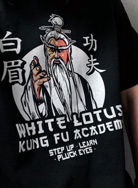 挺哏儿商店T恤邵氏白眉功夫武当