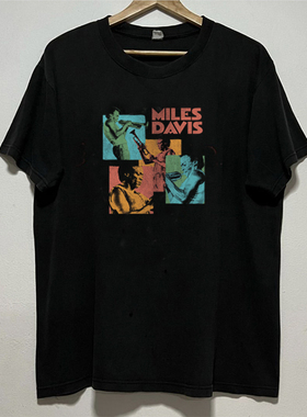 挺哏儿商店T恤爵士乐miles davis jazz 迈尔斯戴维斯 男女数码直