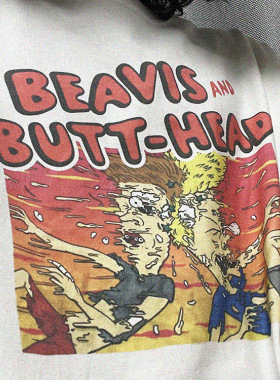 挺哏儿商店T恤美式复古vintage瘪四与大头蛋Beavis and Butthead