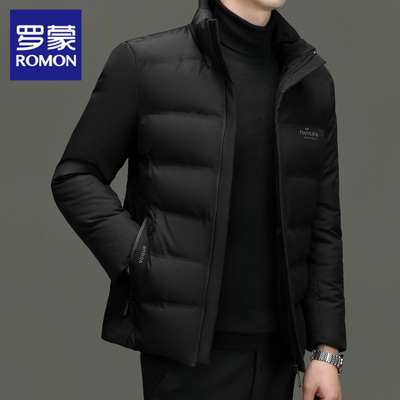 罗蒙秋冬季新款加厚保暖棉服男