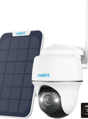 代购REOLINK摄像头户外Go PT Plus+Solar Panel