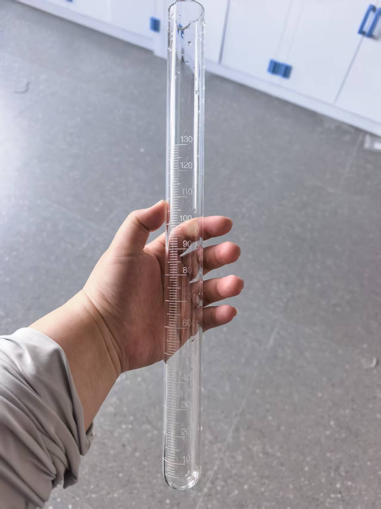 石磨消煮炉消煮玻璃消煮管100ml 130mL蛋白质消化管 定氮管图片
