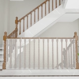 Детская защитная сетка с лестницей, детское безопасное защитное ограждение, 2м, увеличенная толщина