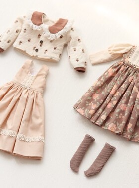 【不想长大的木木】松果棕色套装blythe娃衣  ob24体 22体可穿