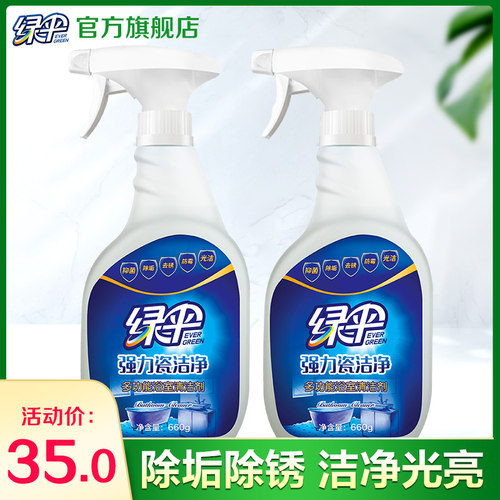 绿伞瓷砖清洁剂660g*2瓶