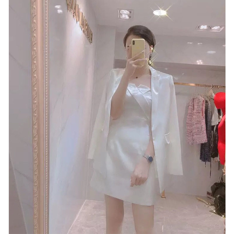 慵懒风轻奢大牌时尚通勤OL两件套