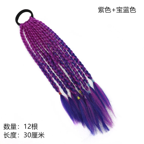 Детские дреды, этнический парик с косичкой в стиле хип-хоп, хвостик в стиле пони-тейл, детский хвостик, этнический стиль, европейский стиль