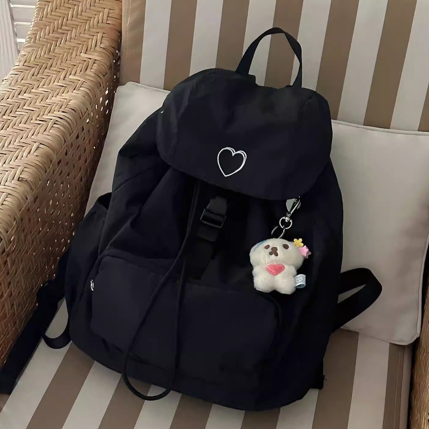 韩国代购Mazzzzy双肩背包户外包