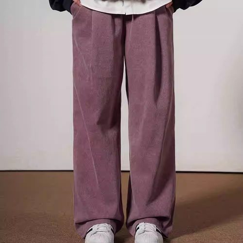 韩国设计师品牌 WV PROJECT休闲裤松紧腰抽绳显瘦直筒裤男女裤子