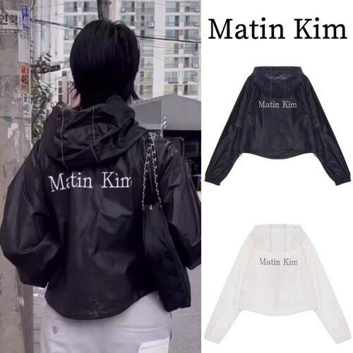 matinkim连帽短款夹克防晒衣女