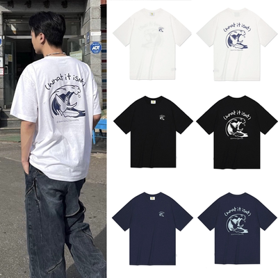 韩国whatitisnt小飞人男女短袖