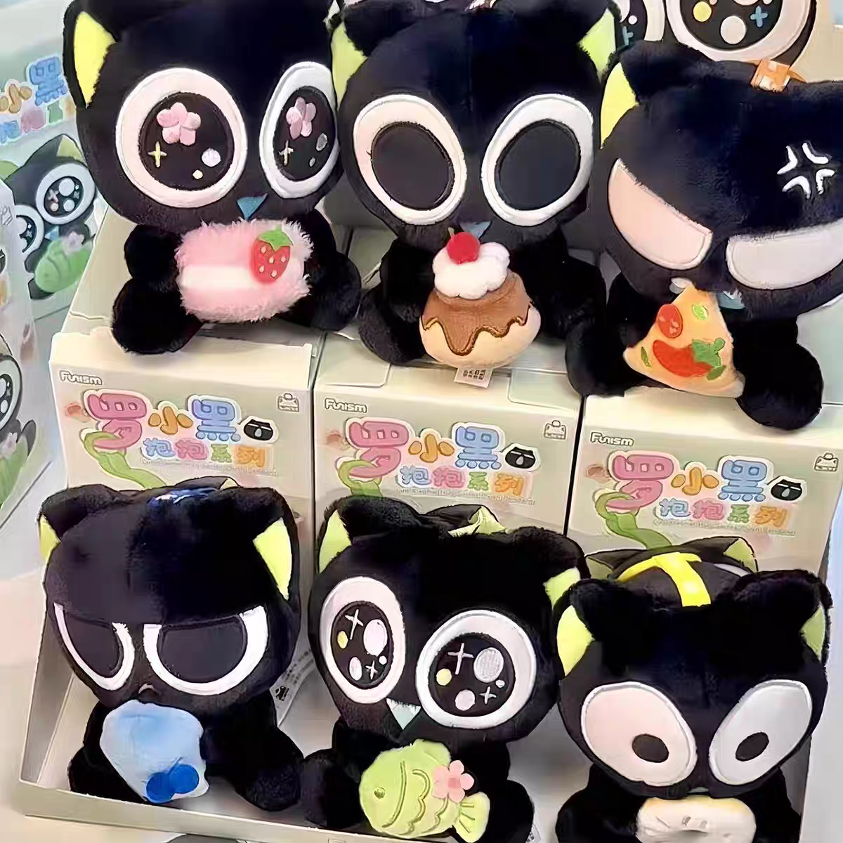 罗小黑战记盲盒手办毛绒挂件玩偶