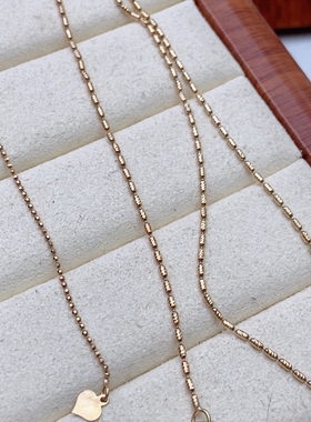 库存亏清，18K项链，40+10cm