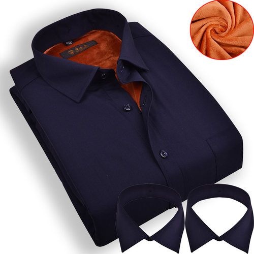 加绒加厚可拆卸保暖衬衫