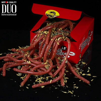 Duo日本面条虫无铅高比重倒钓钓组路亚软WRIGGLE CRAWLER无铅软饵