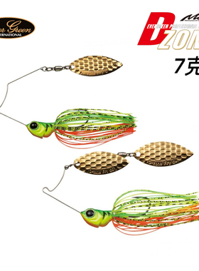 日本Evergreen路亚假饵Modo清水盛三DZONE复合亮片FRY紧凑型7克