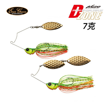 日本Evergreen路亚假饵Modo清水盛三DZONE复合亮片FRY紧凑型7克