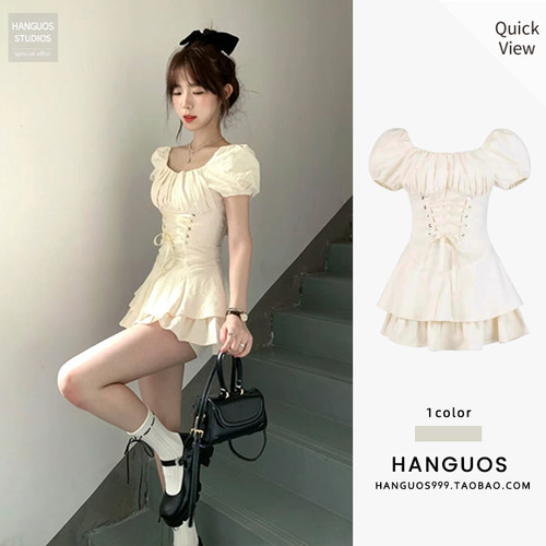 鱼骨收腰别致蓬蓬短裙限时促销