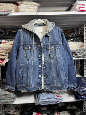 纯棉潮流韩版连帽夹克外