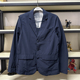 简约纯色休闲西服外套长袖 新品 28737512 男装 班尼路生活几何秋季