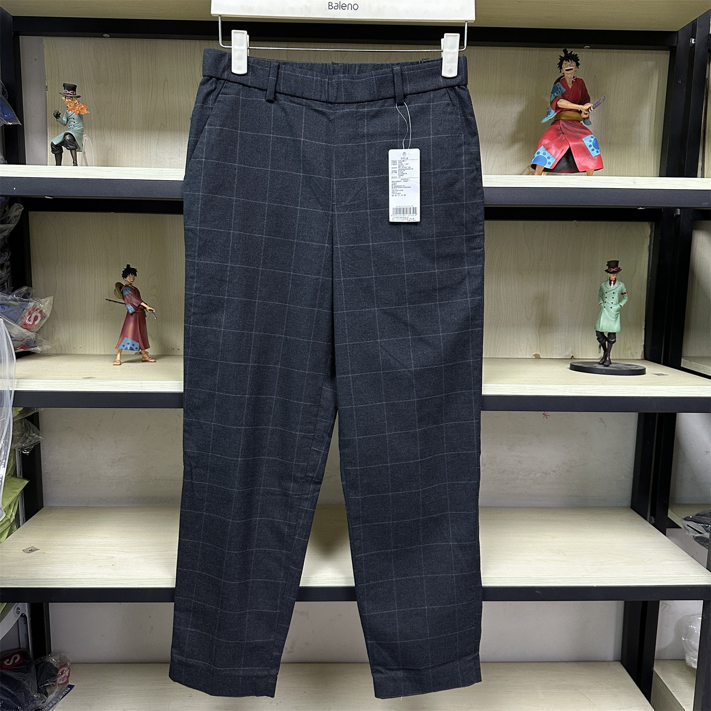 班尼路秋季新品 女装格子休闲百搭舒适自然腰直筒九分裤88842914,女装/女士精品,休闲裤,淘宝优惠券,粉丝福利购,淘宝优惠卷