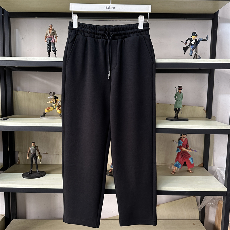 班尼路秋冬 针织裤休闲直筒裤长裤子黑色卫裤男运动裤8822313M010