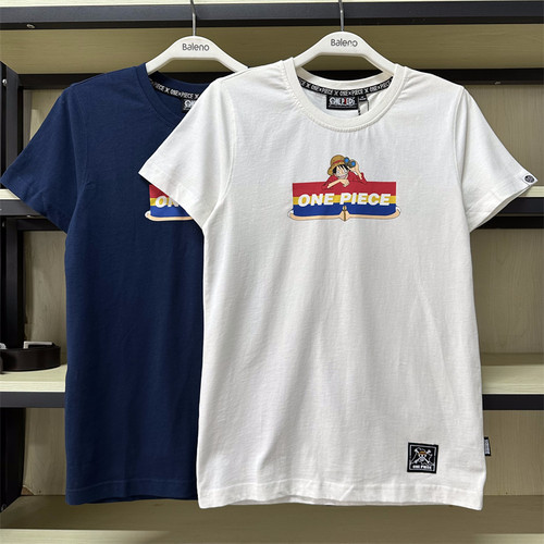 班尼路夏季海贼王新品男装时尚潮流青少年印花休闲短袖恤16901045