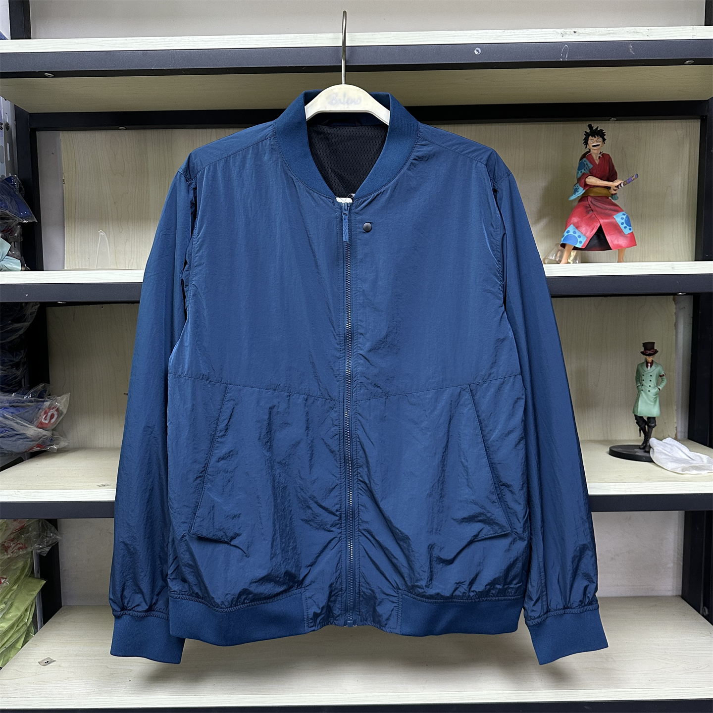 班尼路秋装新款都市系列简约男装休闲飞行棒球领外套风衣88037569