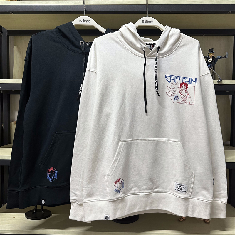 班尼路海贼王秋季新品男装  青少年时尚百搭连帽长袖卫衣16931002