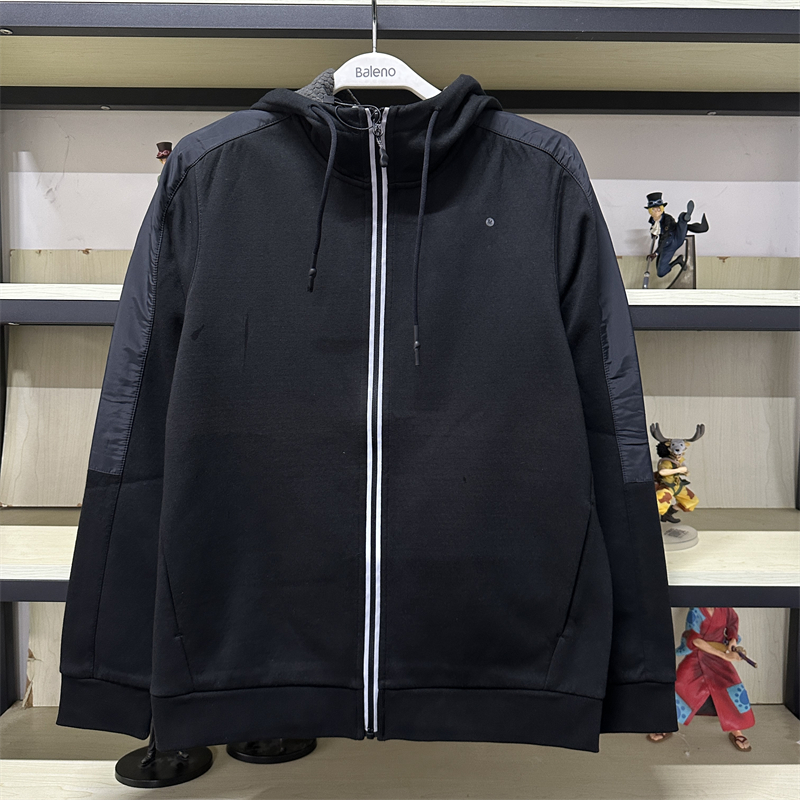 班尼路秋冬男装新款潮简约蜂巢加绒休闲卫衣外套28831553