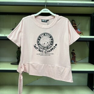 班尼路海贼王夏季新品女装 简约通勤舒适休闲短袖T恤16903921