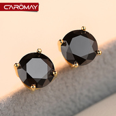 简约气质chic小耳环养耳洞耳钉925银饰个性 耳坠ins少女耳饰高级感