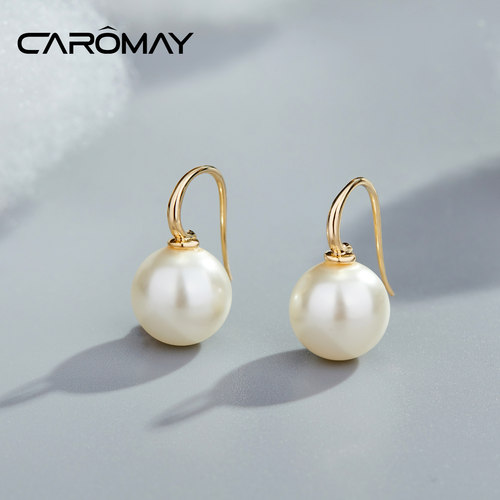 caromay简约气质贝珠冷淡风小众