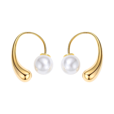 caromay温柔水滴前后双戴耳环