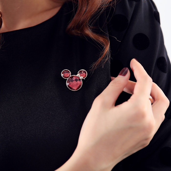 Broche femme CAROMAY en cristal artificiel - Ref 1172793 Image 4