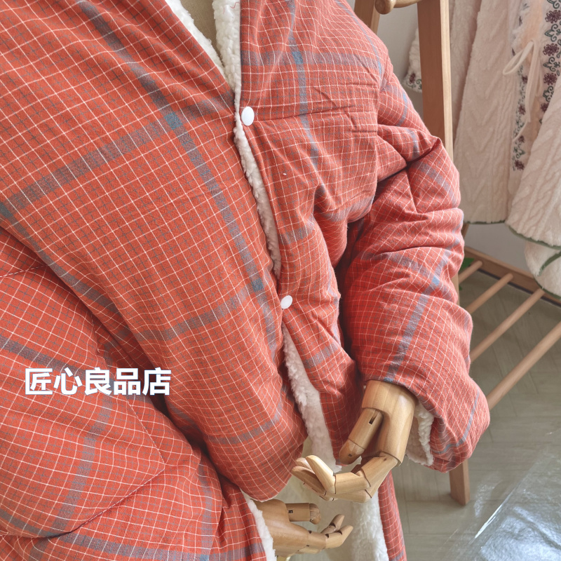 四季棉+绒日式保暖披肩毯抱枕