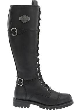 海外代购Harley Davidson/哈雷戴维森女士骑行鞋防护轻量高筒