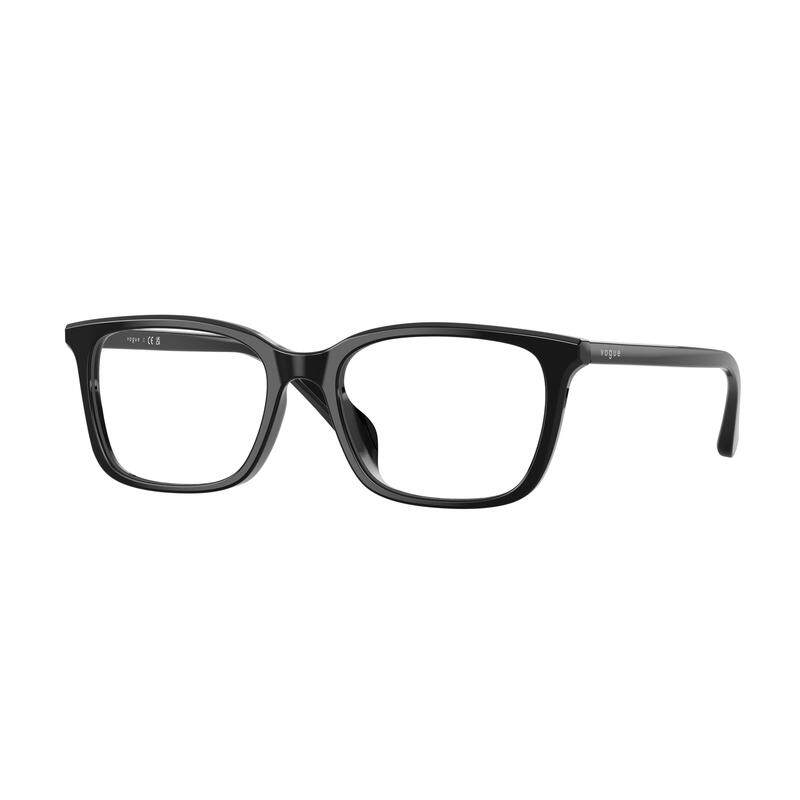代购vogue女士眼镜框全框黑色方形醋酸纤维日常佩戴办公眼镜架